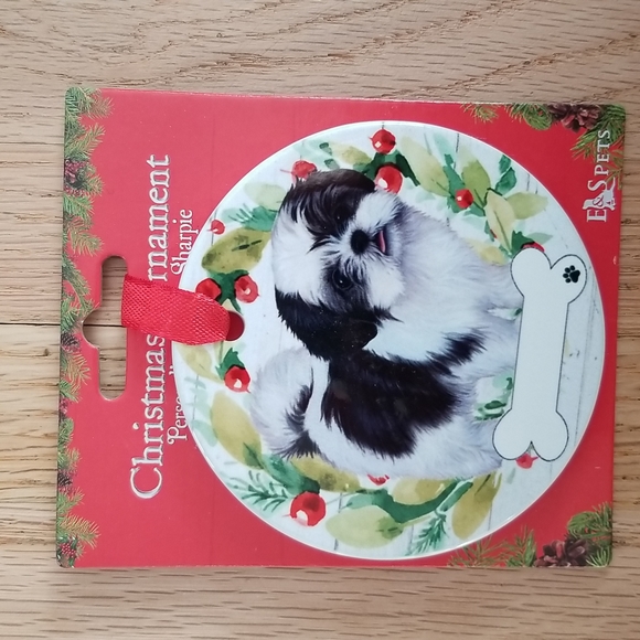 ⭐3 for $15⭐ Shih Tzu Christmas ornament - Picture 1 of 1